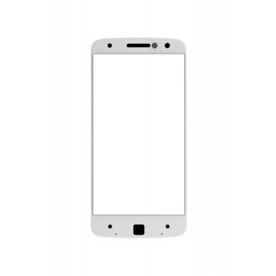 Replacement Front Glass For Moto Z 2017 White By - Maxbhi.com