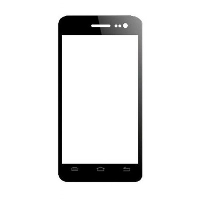Replacement Front Glass For Videocon Infinium Z40 Pro Lite Black By - Maxbhi.com