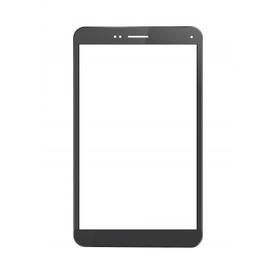 Replacement Front Glass For Xtouch Qf72 Black By - Maxbhi.com
