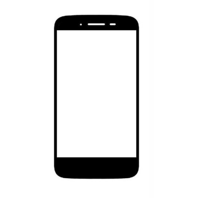 Replacement Front Glass For Zen Ultrafone 502 Qhd Black By - Maxbhi.com