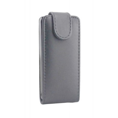 Flip Cover For Alcatel One Touch 1035d Grey By - Maxbhi.com