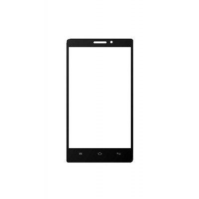 Replacement Front Glass For Adcom Kitkat A40 Plus 3g Black By - Maxbhi.com