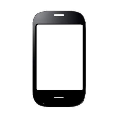 Replacement Front Glass For Palm Pre 2 Black By - Maxbhi.com