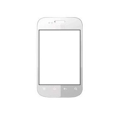 Replacement Front Glass For Reliance Haier E617 White By - Maxbhi.com