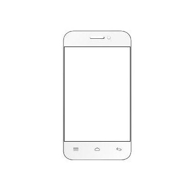 Replacement Front Glass For Videocon A17 White By - Maxbhi.com