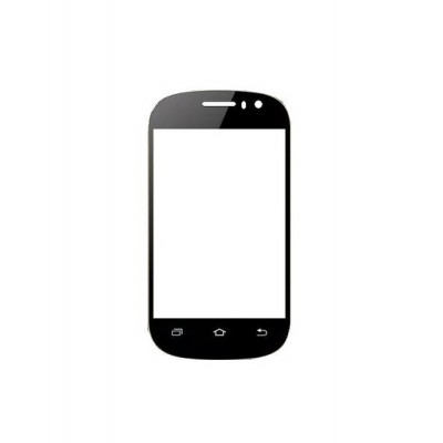Replacement Front Glass For Vox Mobile Kick K1 Black By - Maxbhi.com