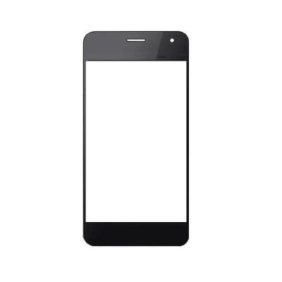 Replacement Front Glass For Uhans H5000 Black By - Maxbhi.com