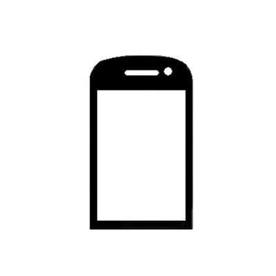 Replacement Front Glass For Zte E550 Black By - Maxbhi.com