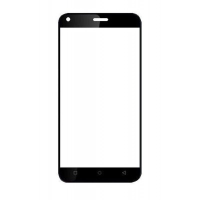 Replacement Front Glass For Hitech Air A10 Black By - Maxbhi.com