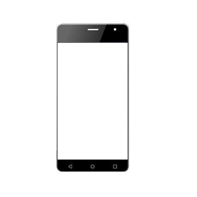 Replacement Front Glass For Hitech Amaze S2 4g Black By - Maxbhi.com