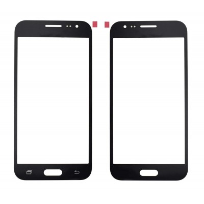 Replacement Front Glass For Samsung Galaxy J2 2016 Black By - Maxbhi Com