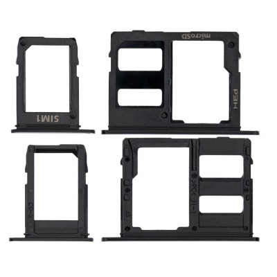Sim Card Holder Tray For Samsung Galaxy A6 2018 Sma600n Black - Maxbhi Com