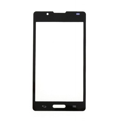 Replacement Front Glass For Lg Optimus L7 Ii P713 Black By - Maxbhi.com