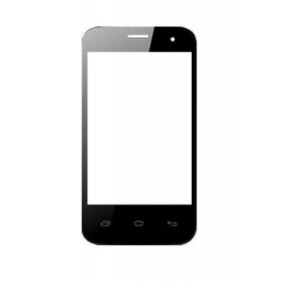 Replacement Front Glass For Videocon Infinium Z30 Lite Black By - Maxbhi.com