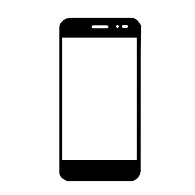 Replacement Front Glass For Wham Wk41 Black By - Maxbhi.com