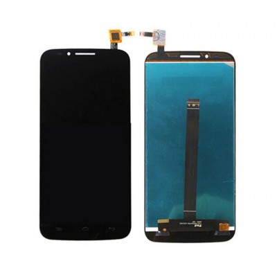 Lcd With Touch Screen For Alcatel Flash Black By - Maxbhi Com
