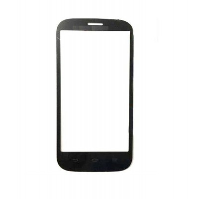Replacement Front Glass For Reliance Zte Q301c Black By - Maxbhi.com