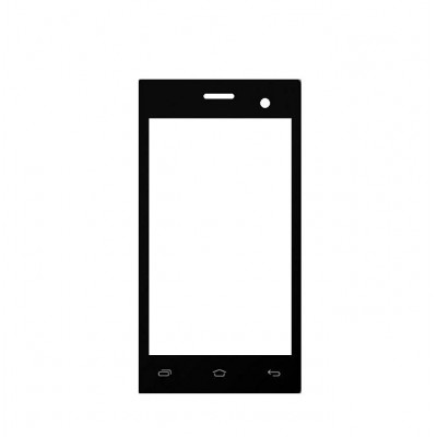 Replacement Front Glass For Rage Rapidx Grey By - Maxbhi.com