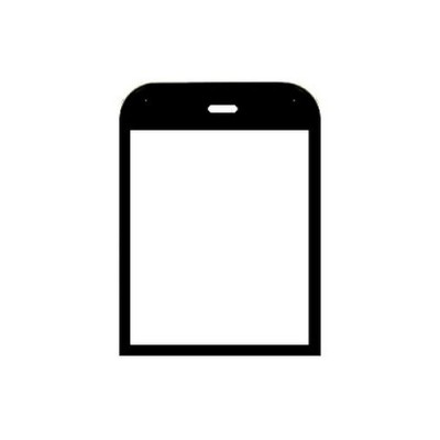 Replacement Front Glass For Sigmatel S4 Black By - Maxbhi.com