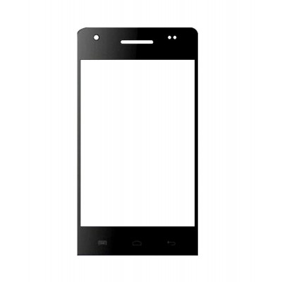 Replacement Front Glass For Vayoki M35 White By - Maxbhi.com
