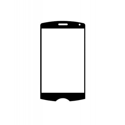 Replacement Front Glass For Acer Betouch E100 Black By - Maxbhi.com