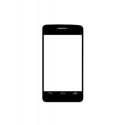 Replacement Front Glass For Alcatel Ot4005d Black By - Maxbhi.com