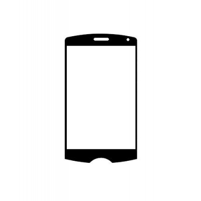 Replacement Front Glass For Acer Betouch E101 Black By - Maxbhi.com