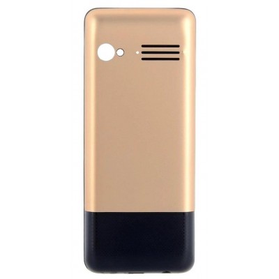 Back Panel Cover For Clout B318 Pearl Black - Maxbhi Com
