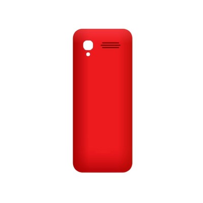 Back Panel Cover For Lemon Lemo 206 Red - Maxbhi.com