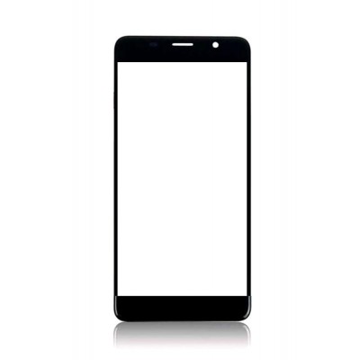 Replacement Front Glass For Leagoo M5 Edge Black By - Maxbhi.com
