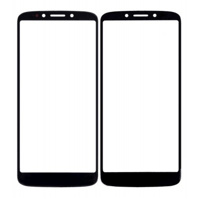 Replacement Front Glass For Moto G6 Play Black By - Maxbhi Com