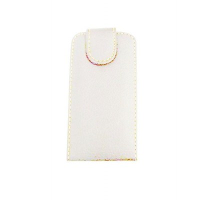 Flip Cover For Mu Phone M200 White By - Maxbhi.com