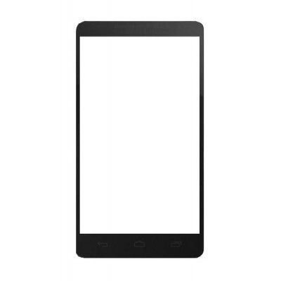 Replacement Front Glass For Alcatel Ot993 Black By - Maxbhi.com
