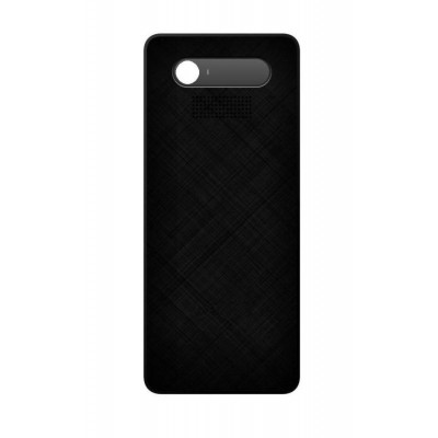 Back Panel Cover For Qtel Q6 Black - Maxbhi.com