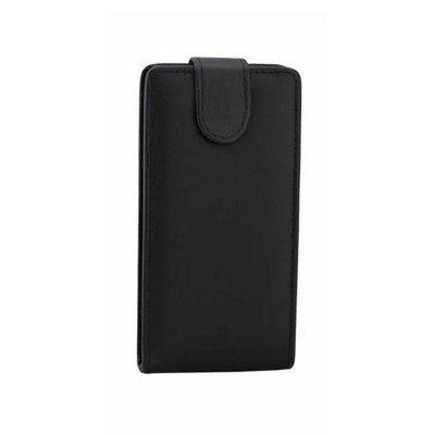 Flip Cover For Qtel Q6 Black By - Maxbhi.com