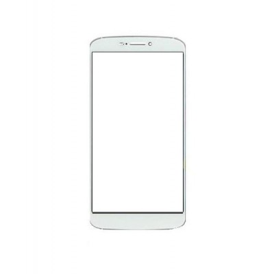 Replacement Front Glass For Uhappy Up350 White By - Maxbhi.com