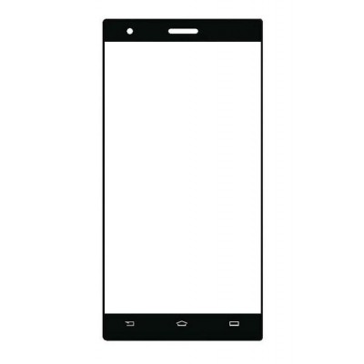 Replacement Front Glass For Philips S616 Black By - Maxbhi.com