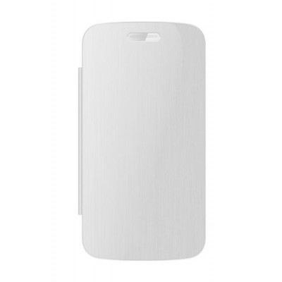 Flip Cover For Plum Axe Plus 2 White By - Maxbhi.com