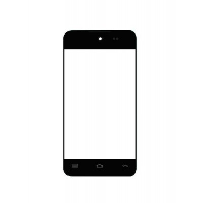Replacement Front Glass For Blu Advance 4.0 L2 Black By - Maxbhi.com