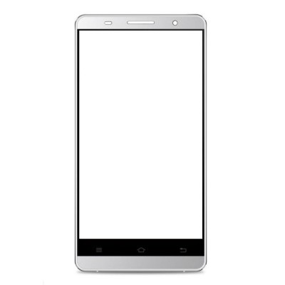 Replacement Front Glass For Posh Icon Hd X551 Silver By - Maxbhi.com