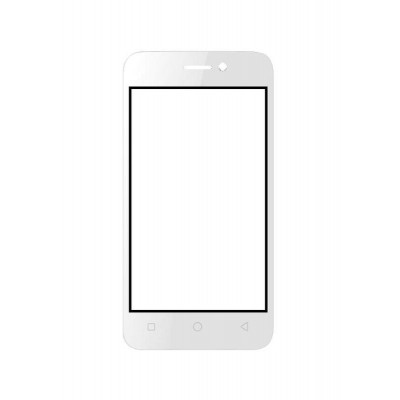 Replacement Front Glass For Verykool S4007 Leo Iv White By - Maxbhi.com
