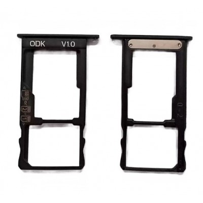 Sim Card Holder Tray For Bq Aquaris X2 Black - Maxbhi Com