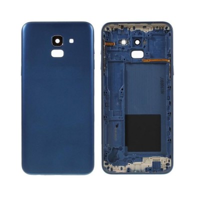 Back Panel Cover For Samsung Galaxy J6 Blue - Maxbhi Com