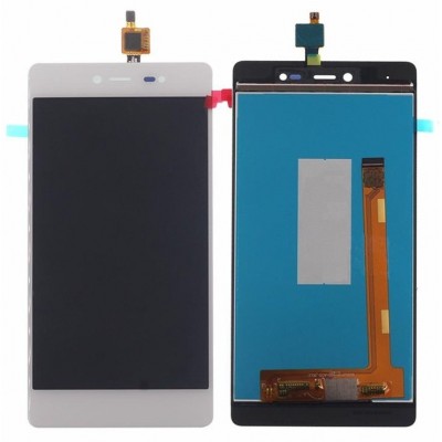 Lcd With Touch Screen For Wiko Fever Se Silver By - Maxbhi Com