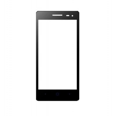 Replacement Front Glass For Zte Blade Q Pro Black By - Maxbhi.com