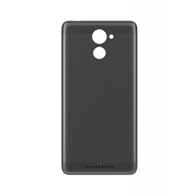 Back Panel Cover For Bq Aquaris U Plus Black - Maxbhi.com