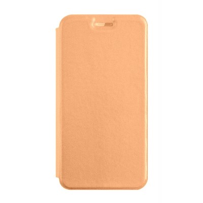 Flip Cover For Qmobile Noir I6 Metal Hd Rose Gold By - Maxbhi.com