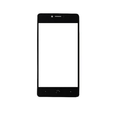 Replacement Front Glass For Bq Aquaris U Black By - Maxbhi.com