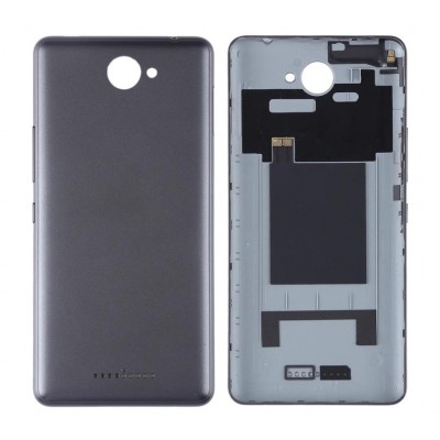 Back Panel Cover For Bq Aquaris U Black - Maxbhi Com