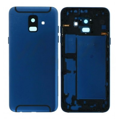 Back Panel Cover For Samsung Galaxy A6 2018 Sma600n Blue - Maxbhi Com